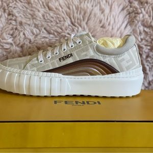 Fendi Nude Monogram Sneakers
